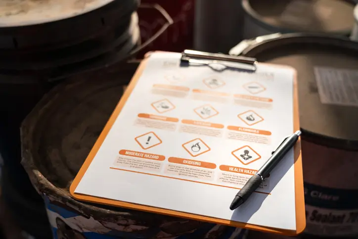 What does visitor safety checklist include